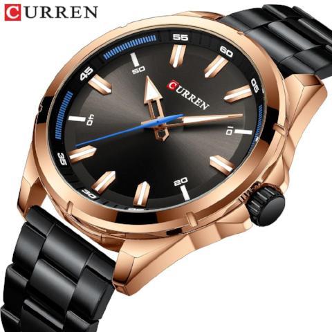 Curren Casual Business Watch (Dial 4.5cm) black gold